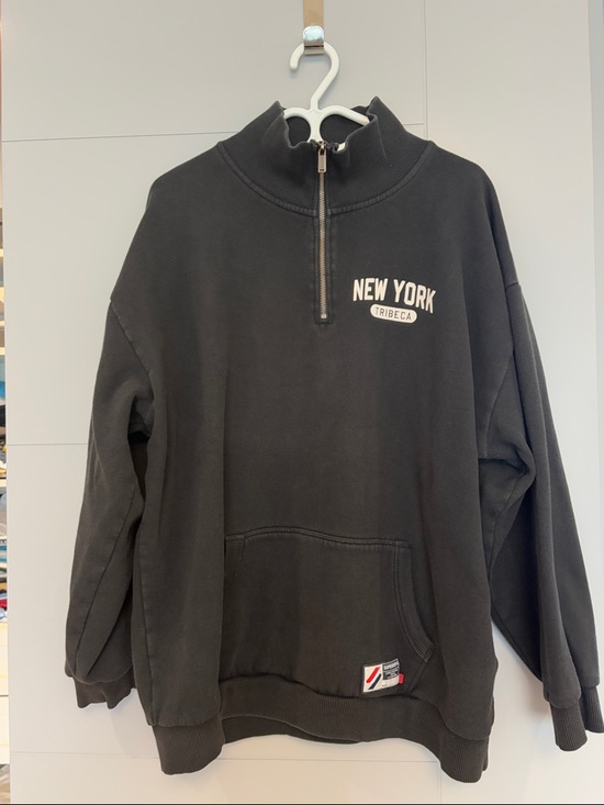 Superdry Other - Superdry Black New York Tribeca Half-Zip Sweatshirt